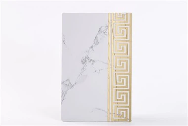 Drážkovaný UV mramorový panel